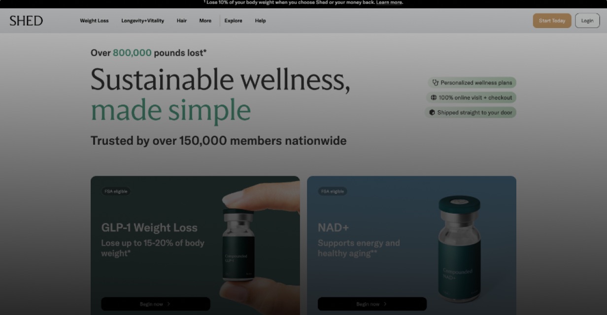 Shed project screenshot
